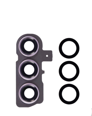 Order the back camera lens with cover bezel ring for Galaxy S23 5G and S23 Plus 5G in lavender.