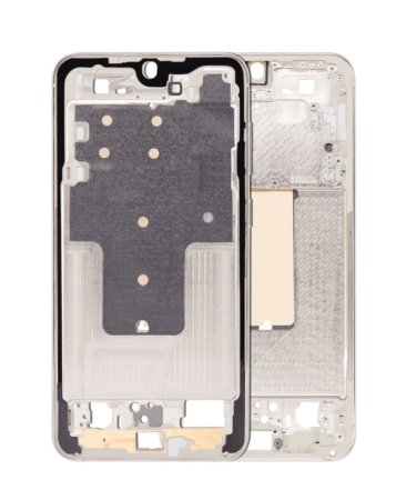 Purchase the middle frame housing for Galaxy S23 Plus 5G, North American version, in cream.
