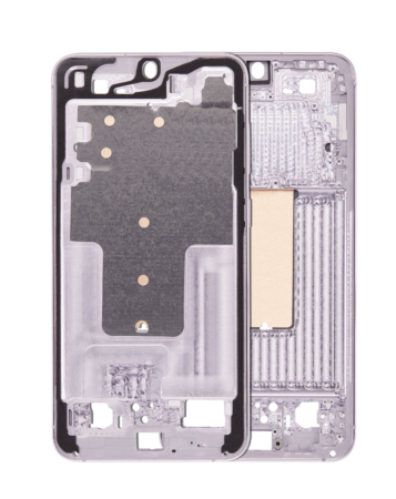 Stock up on the middle frame housing for Galaxy S23 Plus 5G, North American version, in lavender.