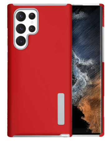 Galaxy S23 Ultra Dual Layer Protection Case - RED (Only Ground Shipping)
