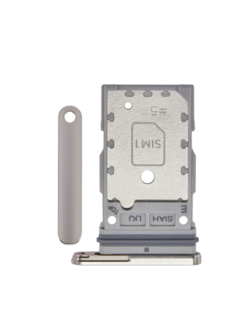 Grab wholesale deals on the dual SIM card tray for Galaxy S23 Ultra in cream.