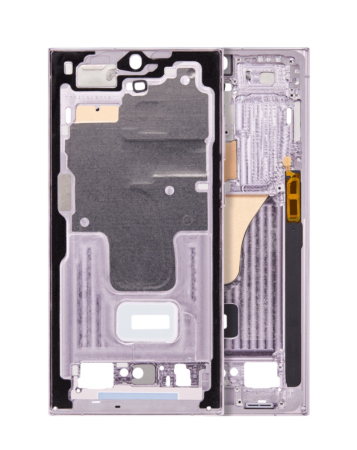 Grab wholesale deals on the middle frame housing for Galaxy S23 Ultra 5G North American version in lavender.
