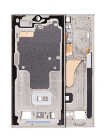 Shop the middle frame housing for Galaxy S23 Ultra, US or International version, service pack, in cream.