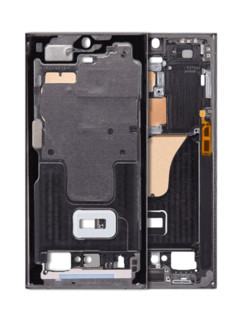 Purchase the middle frame housing for Galaxy S23 Ultra, US or International version, service pack, in green.