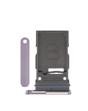 Grab wholesale deals on the single SIM card tray for Galaxy S23 Ultra in lavender.