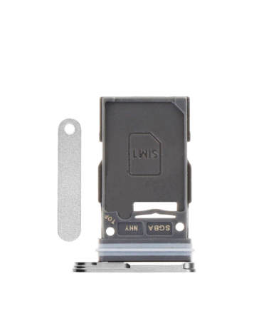 Buy the single SIM card tray for Galaxy S24 FE in gray.