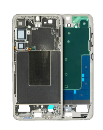 Shop the Middle Frame Housing for Galaxy S24 Plus, US and international service pack, in amber yellow.
