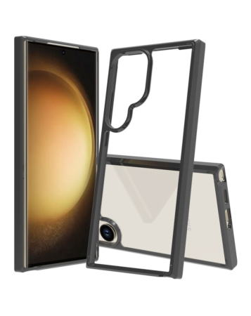 Galaxy S24 Ultra Hybrid Case with Air Cushion Technology - BLACK (Only Ground Shipping)