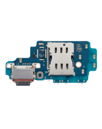 Charging Port Board with Sim Card Reader for Galaxy S24 Ultra 5G (S9280) (Dual Card Version) (Premium)