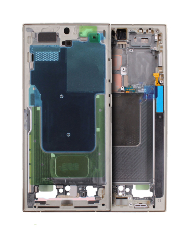 Grab the wholesale deals on the Middle Frame Housing for Galaxy S24 Ultra 5G, North American version, in titanium gray.
