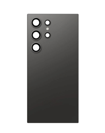 Grab the wholesale deals on the Back Glass with Camera Lens for Galaxy S24 Ultra, US and international service pack, in titanium black.
