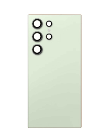 Buy the Back Glass with Camera Lens for Galaxy S24 Ultra, US and international service pack, in titanium green.
