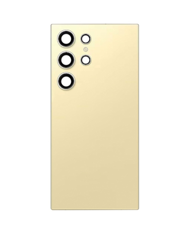 Purchase the Back Glass with Camera Lens for Galaxy S24 Ultra, US and international service pack, in titanium yellow.
