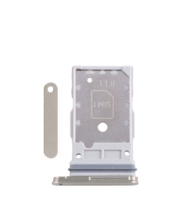 Order the Single SIM Card Tray for Galaxy S24 Ultra 5G in titanium gray.
