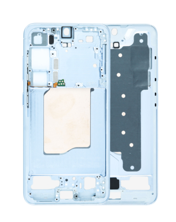 Purchase the middle frame housing for Galaxy S25, model S931, North American version in icyblue.