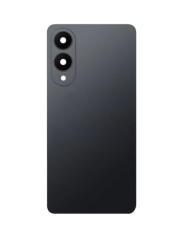 Back Glass with Adhesive and Back Camera Lens for Galaxy S25 Edge (NO LOGO) (TITANUM JETBLACK)