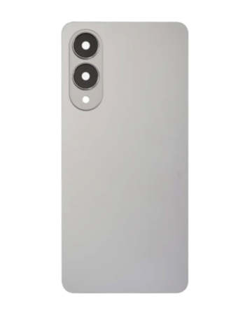 Back Glass with Adhesive and Back Camera Lens for Galaxy S25 Edge (NO LOGO) (TITANUM SILVER)