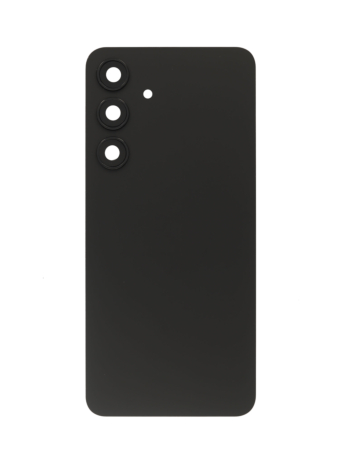 Back Glass with Adhesive and Back Camera Lens for Galaxy S25 FE (NO LOGO) (JET BLACK)
