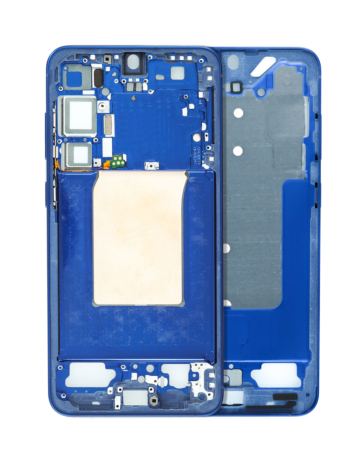 Buy the Middle Frame Housing for Galaxy S25 Plus, model S936, North American version, in navy.