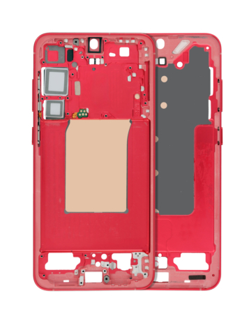 Shop the Middle Frame Housing for Galaxy S25 Plus, model S936, North American version, in coral red.