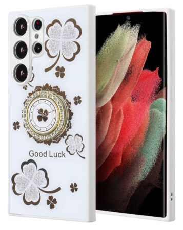 Galaxy S25 Ultra Luxury Diamond Shiny Cases - WHITE (Only Ground Shipping)