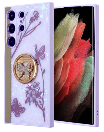 Galaxy S25 Ultra Luxury Shiny Cases - PURPLE (Only Ground Shipping)
