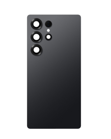 Order the Back Glass with Camera Lens for Galaxy S25 Ultra, US and International versions, service pack, in titanium black.