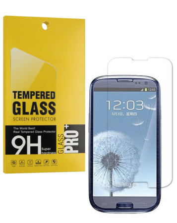 Buy the clear tempered glass for Galaxy S3, case-friendly 2.5D, 1 piece.
