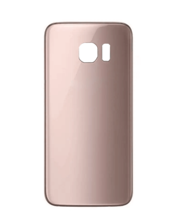 Shop the pink back glass with camera lens and adhesive for Galaxy S7, no logo.