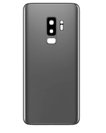 Back Glass with Camera Lens and Adhesive for Galaxy S9+ (NO LOGO) (TITANIUM GRAY)