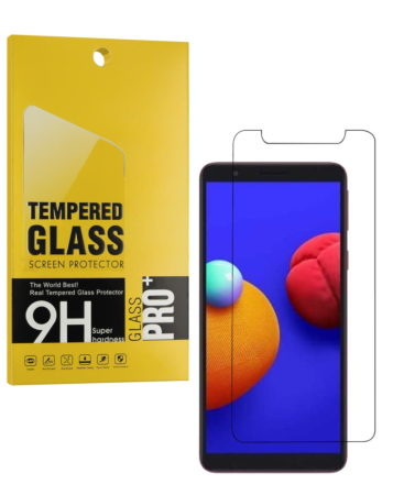 Shop the Clear Tempered Glass for the Galaxy A01 Core A013 2020, 2.5D, 1 piece.
