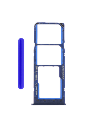 Purchase the Sim Card Tray for Galaxy A10 A105 Blue.