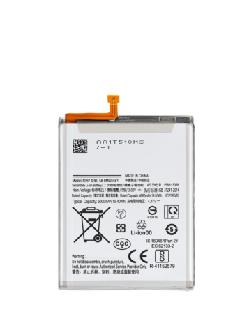 Shop the replacement battery EB-BM526ABS for the Galaxy A23 2022 model A235, A73 5G 2022 model A736, M52 5G 2021 model M526, and A23 5G 2022 model A236.