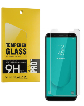 Clear Tempered Glass for Galaxy J6 (J600) (Case Friendly / 2.5D / 1 Piece)