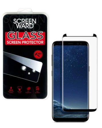 Buy the Clear Tempered Glass for Galaxy Note 8, case-friendly, 3D curved, one piece.
