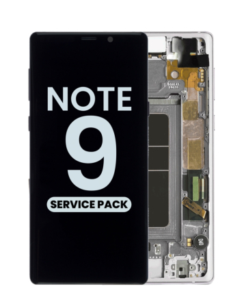 OLED Assembly with Frame for Galaxy Note 9 N960 (CLOUD SILVER) (Service Pack)