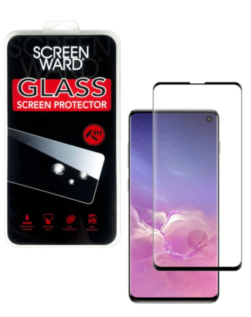 Clear Tempered Glass for Galaxy S10 (Case Friendly / 3D Curved / 1 Piece)