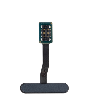 Buy the power button with flex cable and fingerprint sensor for Galaxy S10E in black.