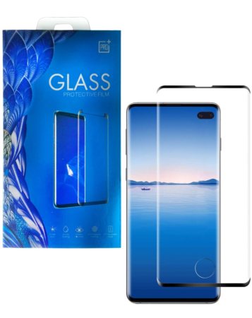Purchase the tempered glass that supports the fingerprint sensor for Galaxy S10 Plus, case-friendly with 3D curved edges, 1 piece.