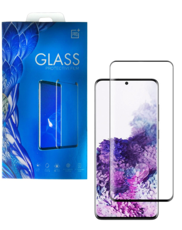 Purchase the Tempered Glass with Fingerprint Sensor Support for Galaxy S21 Ultra, Case Friendly, 1 Piece.