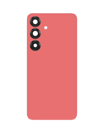 Back Glass with Camera Lens for Galaxy S25 (US / International) (Service Pack) (CORAL RED)