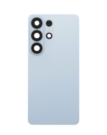 Back Glass with Adhesive and Back Camera Lens for Galaxy S26 Ultra (NO LOGO) (SKY BLUE)