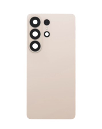 Back Glass with Adhesive and Back Camera Lens for Galaxy S26 Ultra (NO LOGO) (PINK GOLD)