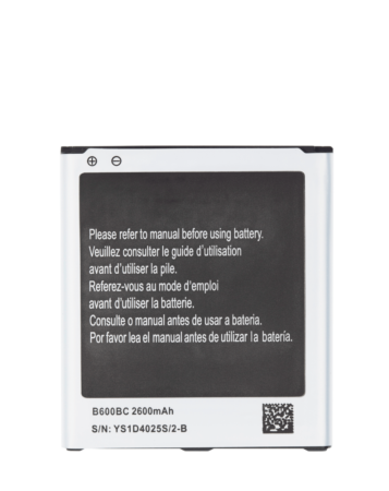 Order the premium replacement battery B600BE for Galaxy S4.
