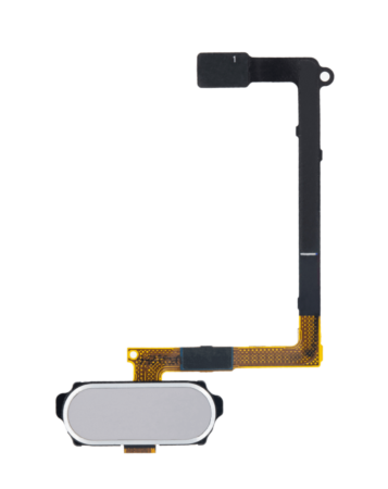 Shop the white fingerprint sensor with flex cable for Galaxy S6.