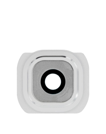 Purchase the white back camera lens with bracket for Galaxy S6.