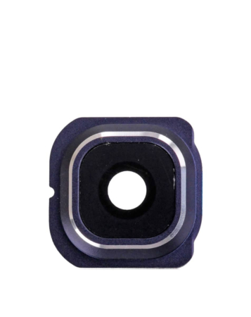 Order the blue back camera lens with bracket for Galaxy S6 Edge.