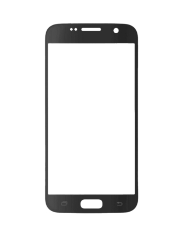 Order the front glass for Galaxy S7 in Black, premium.