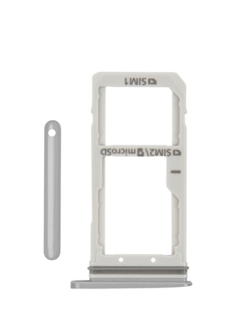 Buy the silver SIM card tray for Galaxy S7.