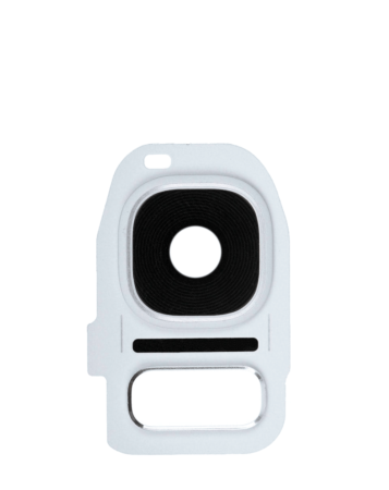 Order the back camera lens with bracket for Galaxy S7 Edge and S7 in White.